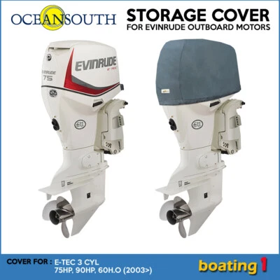 $41.86 • Buy Evinrude Outboard Motor Engine Half Cover E-TEC 3 CYL 75HP, 90HP, 60H.O (2003>)